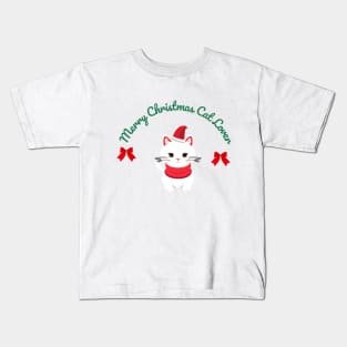 merry christmas meow Kids T-Shirt